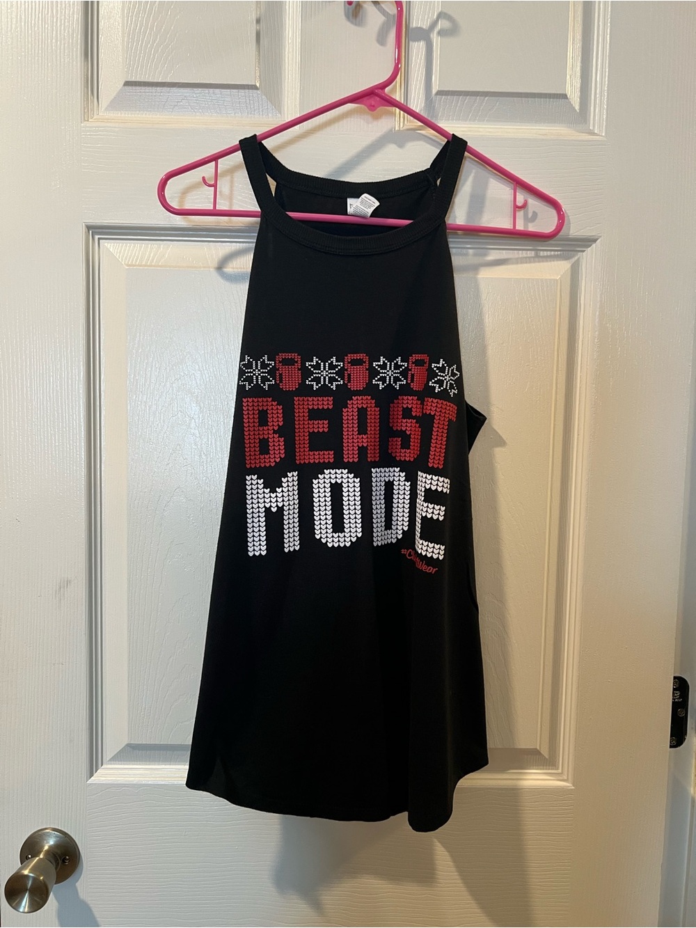 Beast Mode Black Workout Tank Top